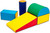 Joymor Soft Foam Climber 5-piece Sets Crawl And Climb Foam With Slide Ramp,colorful