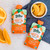 Zellee Organic Orange Peach Plant-based Fruit Jel Pouches, 12 Ct