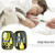8pcs/set Newborn Care Kit Baby Portable Safety Nail Thermometer Grooming Clipper Scissors Care Supply (yellow)