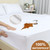 Piccocasa Deep Pocket Fitted Sheet White Bed Cover, 39x80x14 Inch