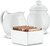 Kook 3 Pc Sugar & Creamer Set