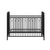 Little Seeds Monarch Hill Ivy Metal Crib, Black