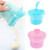 Mybeauty Baby Travel Infant Milk Powder Formula Dispenser Container Storage Feeding Box Pink