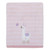 Parents Choice Appliqued Llama Plush Baby Blanket, Pink And White
