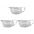 Hemoton 3pc Coffee Milk Creamer Pitchers Multi-purpose Frothing Cups Coffee Creamers