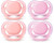 Philips Avent Ultra Air Pacifier, 0-6 Months, Pink/peach, 4 Pack, Scf245/40
