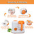 Multi-function Baby Food Processor Smart Infant Milk Warm Baby Food Cooking Blenders Orange Us