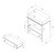South Shore Angel Pure White 3 In 1 Crib Chest And 2-drawer Changing Table Set