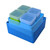 4 Silicone Mini Cubes, Food Container Set