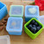 4 Silicone Mini Cubes, Food Container Set