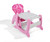 Badger Basket Envee Ii Baby High Chair With Play Table Conversion - Pink/white