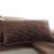 Benjara 86" 7-piece Modern Polyester Fabric King Comforter Set In Gray And Brown