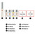 Tekdeals Eyelash Perming Kit Lash Lifting Curling Set Pads Cilia Lift Perm Rod Glue Eyes