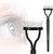 Docolor Eyelash Separator, Eyelash Comb Eyebrow Mascara Brush Applicator, Sturdy Metal Eye Lash Separator, Definer With Comb Cover, Black