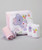 Spasilk Hooded Towel & 4 Washcloth Set, Pink Bear