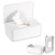 Wipes Dispenser, Portable Baby Wipes Holders Tissue Storage Box With Lid, Reusable Wipes Container Dustproof Tissues Wipes Case To Keep Wipe Fresh (white)