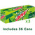 Mountain Dew Soda, Fridge Pack Bundle, 12 Fl Oz, 36 Cans