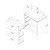Rosebery Kids Contemporary Changing Table With Drawers In Seaside Pine
