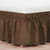 Bed Skirt Queen Size,auchen Wrap Around Bed Skirt 15 Inch Drop,elastic Dust Ruffle,solid Color Elegant Pleated Bed Skirt Fit For Most Bed,stain Resistant Mattress Cover, Washable/replaceable - Coffee