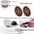 Qifei 1pc Reusable Vertuo Silicone Cap Lids To Refilled Capsules For Nespresso Vertuoline Brown