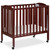 Dream On Me 3-in-1 Folding Portable Mini Crib, Cherry