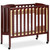 Dream On Me 3-in-1 Folding Portable Mini Crib, Cherry