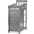 Dream On Me 5-in-1 Brody Full Panel Convertible Crib With Changer, Storm Grey