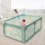 71"×47" Extra Large Baby Playpen Portable Baby Playpen Kids Safety Play Yard Home Indoor Fence Anti-fall Playpens For Babies, Green