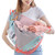 Kaou Baby Wrap Sling Dual Use Infant Nursing Cover Breathable Fabric Breastfeeding Carriers For Infant
