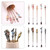 Eye Brushes Set Makeup Brush Kit,harry Potter Makeup Brush Set,5pcs Fan Wizard Wand Brushes For Foundation Blending Blush Concealer Eyebrow Face By Twsoul