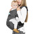 Moby Wrap 2-in-1 Baby Carrier + Hip Seat In Grey
