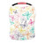 Abphqto Colorful Outline Butterflies Spring Summer Nursing Cover Baby Breastfeeding Infant Feeding Cover Baby Car Seat Cover Infant Stroller Cover Carseat Canopy Breathable