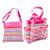 Hemoton 2pcs Colorful Beach Toys Bags Seashell Storage Pouches Washing Storage Bags