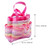 Hemoton 2pcs Colorful Beach Toys Bags Seashell Storage Pouches Washing Storage Bags