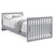 Delta Children Twin Size Wood Bed Rails #w0090, Grey