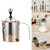 Stainless Pump Manual Milk Frother Coffee Creamer For Cappuccino .5x10.5x20cm