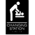 Changing Station Men Sign-black / White (2 Units)