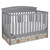 Rosebery Kids Traditional 4-in-1 Wood Convertible Crib In Pebble Gray