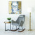 Revi Mid-century Modern  Tight Back Velvet Rocking Chair  In Dark Grey