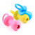 Keimprove Pet Dog Cat Tpr Rubber Mini Pacifier 9.5cm For Kitten Puppy (random Color)