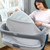 Chicco Close To You 3-in-1 Portable Bedside Bassinet And Changing Table - Heather Grey (grey)