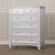 Evolur Fairbanks 6 Drawer Chest In Dove Gray