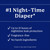 Huggies Overnites Nighttime Baby Diapers, Size 5, 50 Ct