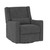 Baby Relax Otto Swivel Gliding Power Recliner With Dual Usb Ports And Lumbar Pillow, Gray Velvet