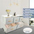 Bigroof Dresser For Closet With 5 Drawers, Wide Chest Of Drawers, Fabric Dresser, Storage Organizer Unit With Fabric Bins For Bedroom, Living Room, Hallway, Nursery, Light Gray