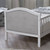 Orbelle Upholstered Toddler Bed, Off-white, With Bed Rails