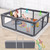 Baby Playpen, Bubblbay 79x71" Extra Large Playpen For Toddlers, Portable Playpen For Babies, Indoor & Outdoor Kids Activity Play Yard With Gate