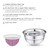 Meterk Stainless Steel Fillable Coffee Capsules Reusable Coffee Capsules Cup Filter Set Compatible With Nespresso Vertuo Capsules Pod Vertuoline Gca1 And Delonghi Env150 Coffee Machine