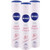 Nivea For Women Anti Perspirant Spray Pearl And Beauty 48h 150 Ml (pack Of 3)
