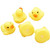 Up To 50% Off Botrong 20pcs Cute Mini Yellow Rubber Ducks Bathing Floating Ducky Baby Shower Toys On Clearance